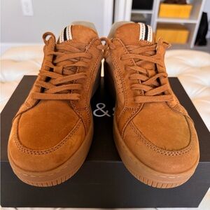 Suede sneakers